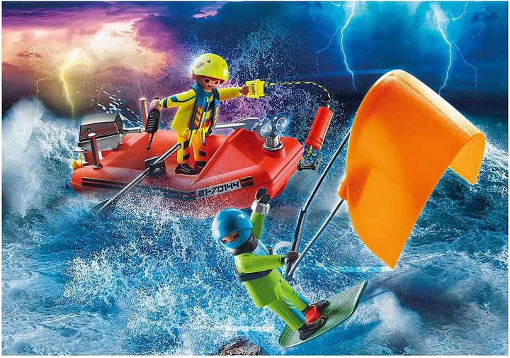 Produktbild Playmobil Kitesurfer-Rettung mit Boot (70144, Playmobil City Life)