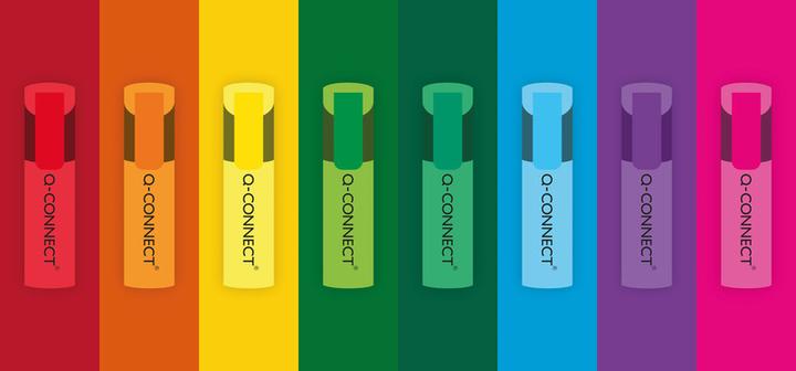 Produktbild Q-Connect Textmarker Desktop Set (8x)