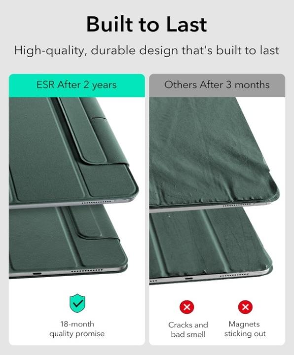 Produktbild ESR Rebound Magnetic Case (iPad Air 11 2024 (M2), iPad Air 10.9 (2022), IPad Air 10.9 (2020), IPad 11” (2018/2020/2021))