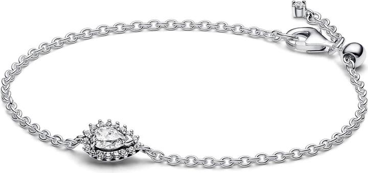 Actual product image Pandora Sparkling Pear Wreath Link Bracelet (16 cm, Silver 925)