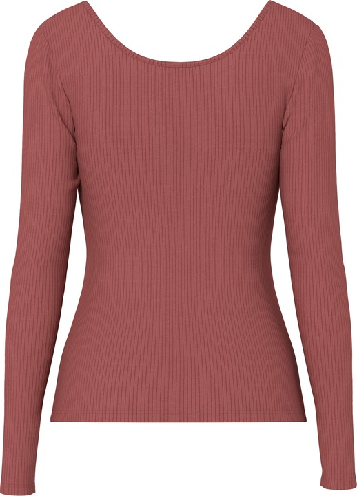Actual product image Pieces Front buttoned ribbed top (XS)