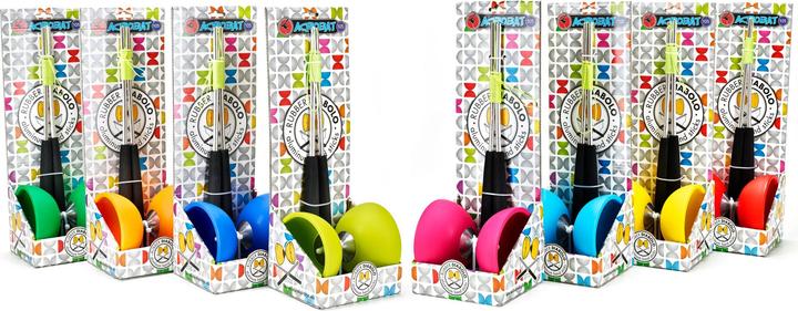 Actual product image Acrobat Diabolo set with aluminium sticks