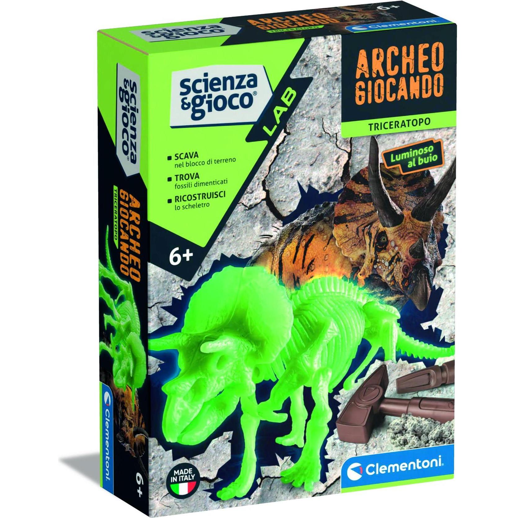 Clementoni Archeogiocando - Triceratopo