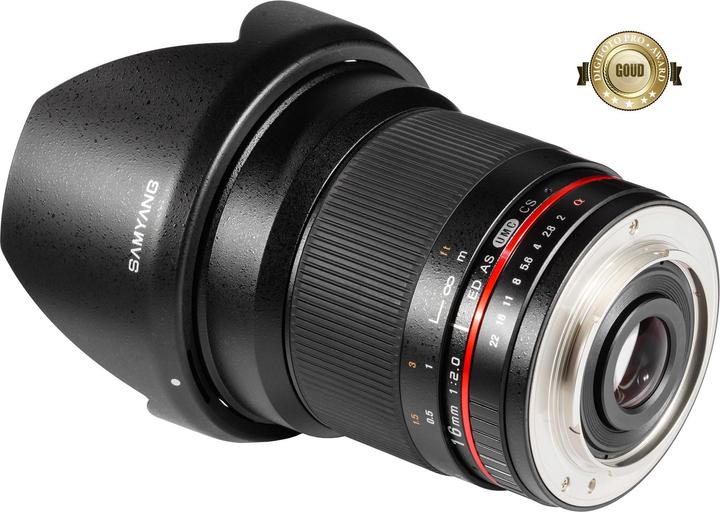 Immagine prodotto Samyang MF 16mm f/2.0 ED AS UMC CS Canon M (Canon EF-M, APS-C / DX)