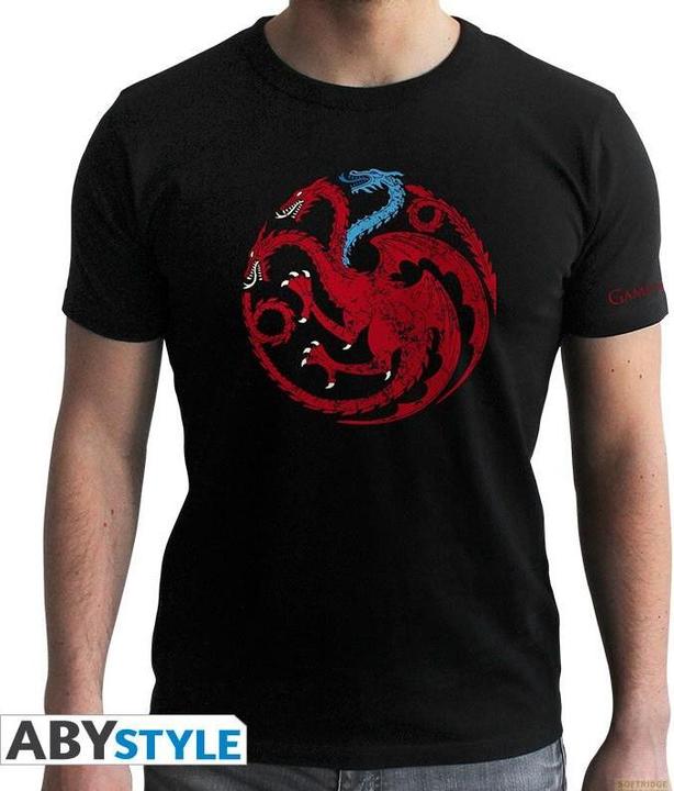 Produktbild ABYstyle GAME OF THRONES - Tshirt Targaryen Viserion man SS black - new fit (M)