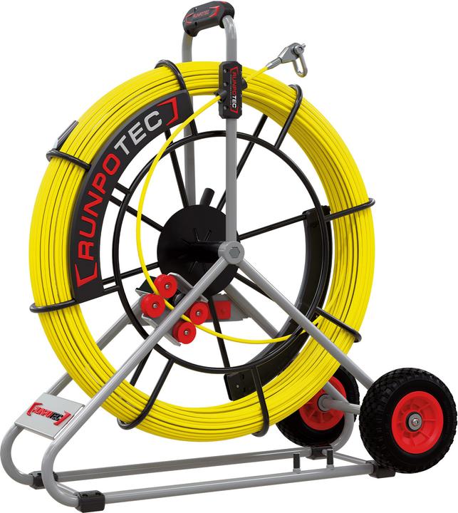 Actual product image Runpotec RUNPO 10080 GF7 glass fibre rod Ã7,5mm 100m cable pulling aid f.Rohrdm 50 120mm (100 m)