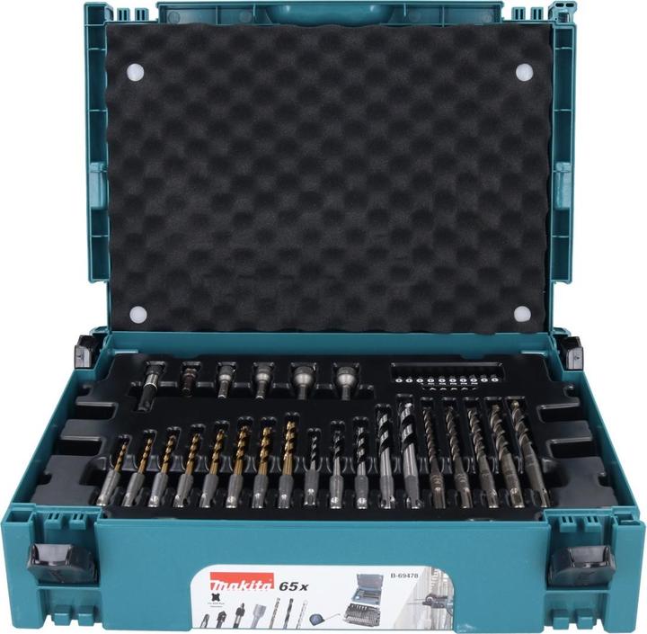 Actual product image Makita B-69478 (4, 5.0, 5.5, 6.5, PH0, PH1, PH2, PH3, PZ0, PZ1, PZ2, PZ3, HEX3, HEX4, HEX5, HEX6, T10, T15, T20, T25, T30, T40, 8 mm, 10mm, 12.0 mm, 13 mm, 3 mm, 3.5 mm, 4 mm, 4.5 mm, 5 mm, 5.5 mm, 6 mm, 6.5mm, 7 mm)