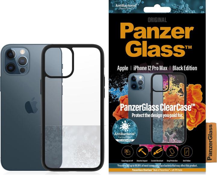 Produktbild PanzerGlass ClearCase BlackFrame (Apple iPhone 12 Pro Max)