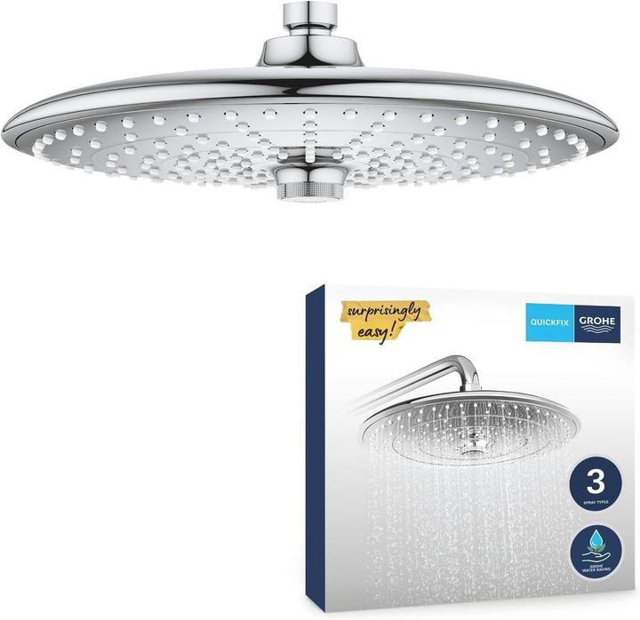 Produktbild Grohe Kopfbrause (3 Strahlarten, 9.50 l/min)