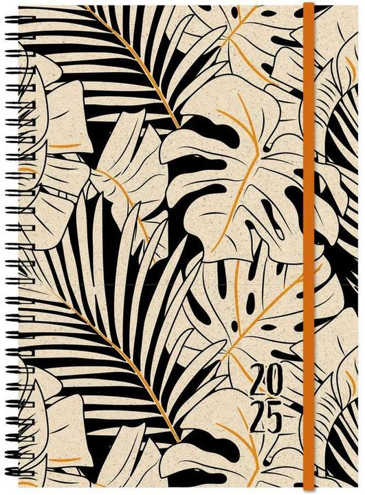 Image du produit Simplex Wochenagenda Graspapier 2026 40408.26 1W/2S Flower Pot ML 14.8x21cm (14.8 x 21 cm, 1 semaine / 2 pages)