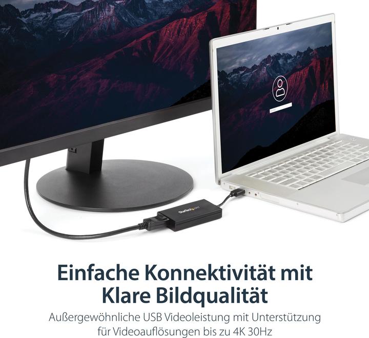 Produktbild StarTech USB A – Displayport (USB 3.0, 9 cm)