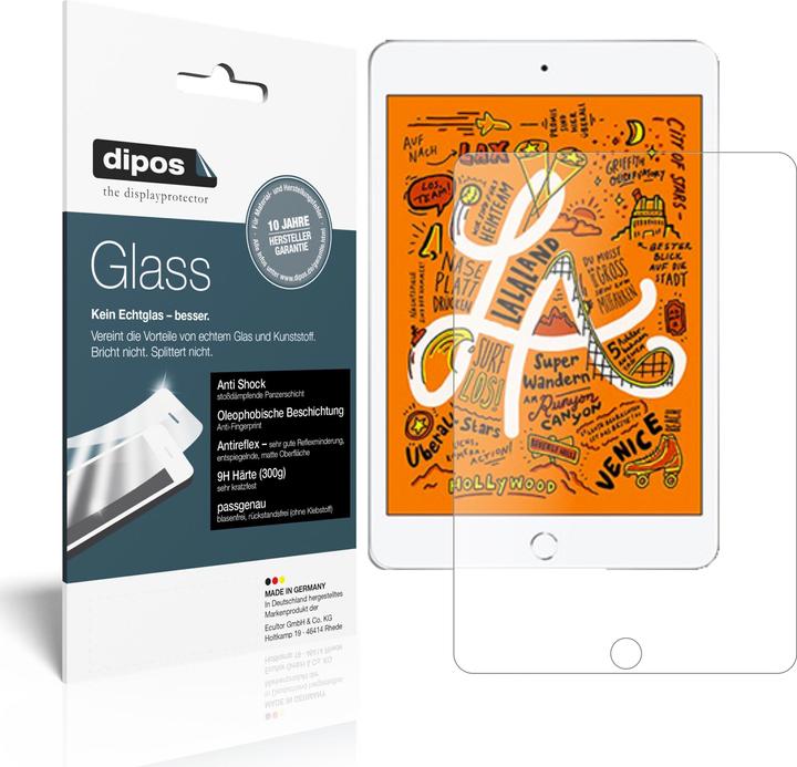 Actual product image Dipos Screen Protector Anti-Shock (2 pcs., Apple iPad mini 2015, Apple iPad mini 2019)