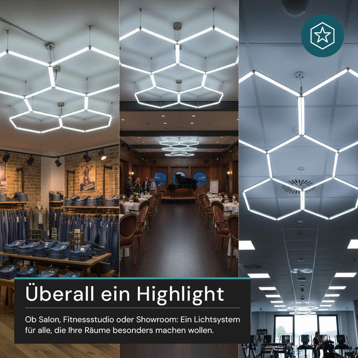 Image du produit Luxula HexaForm 5 pièces (21120 lm)