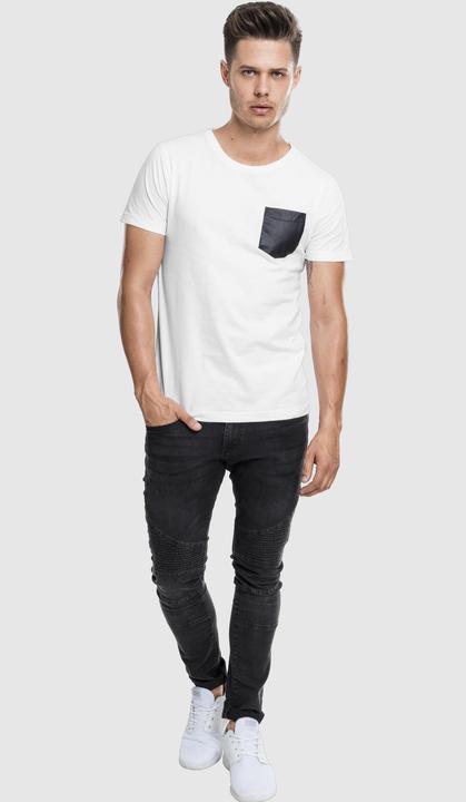 Produktbild Urban Classics Synthetic Leather Pocket Tee (S)