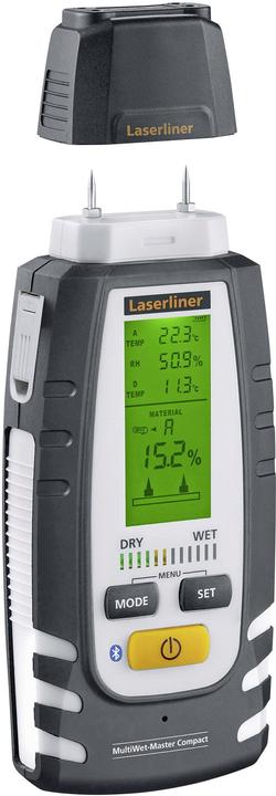 Produktbild Laserliner MultiWet-Master Compact Plus Materialfeuchtemessgerät Temperaturmessung