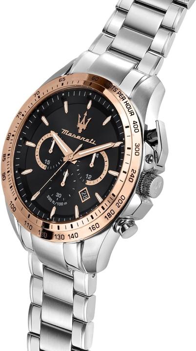 Produktbild Maserati Traguardo Limited Edition Chronograph mit Quarzwerk und Edelstahlband (Chronograph, 45 mm)