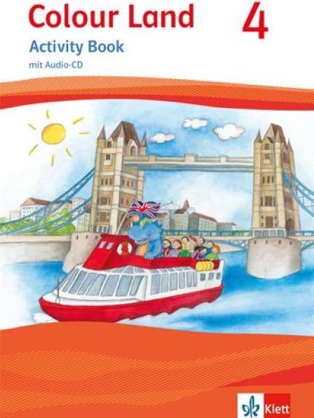 Produktbild Colour Land from grade 3. 2013 edition. activity book with audio CD 4th school year (Englisch, Ernst Klett Verlag, 2013)