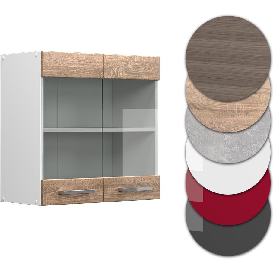 Vicco, Regal, Küchenglasschrank R-Line (60 x 60 x 31 cm)