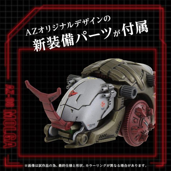 Immagine prodotto Takara Tomy Zoids Kit di modellismo in plastica 1/72 AZ-08 Molga 14 cm