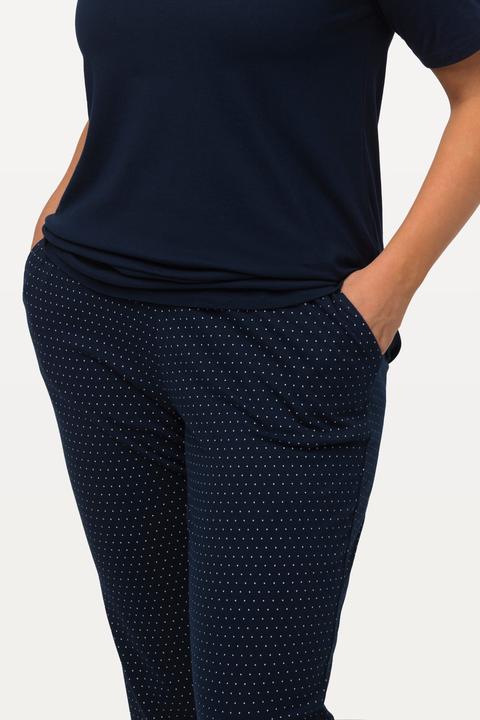 Produktbild Ulla Popken Pyjama, Zweiteiler, Punkte, Halbarm (56)