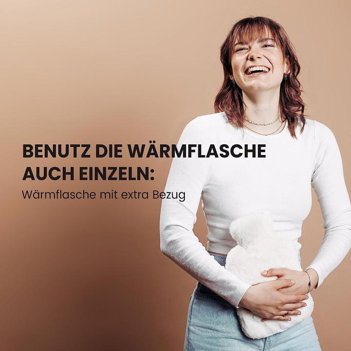Produktbild Hermex Wärmegürtel- und Wärmflaschen-Set Handwärmer Bauchwärmer Heizflasche (0.80 l)