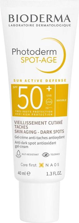 Image du produit Bioderma Photoderm Spot-Age SPF50+ (Crème solaire visage, SPF 50, 40 ml, 58 g)