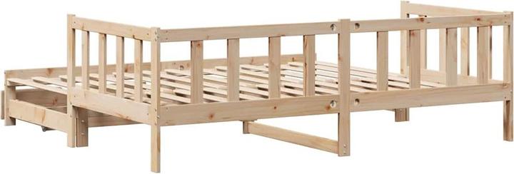 Actual product image vidaXL ausziehbares Tagesbett