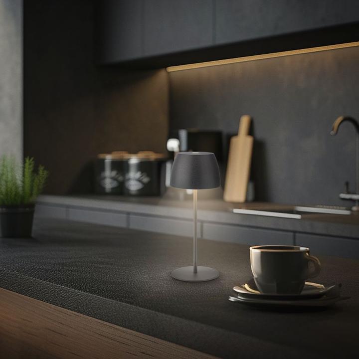 Produktbild Briloner Accu LED table lamp - Mini, Touch, anthracite (150 lm)