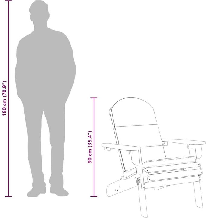 Produktbild vidaXL Gartenstuhl