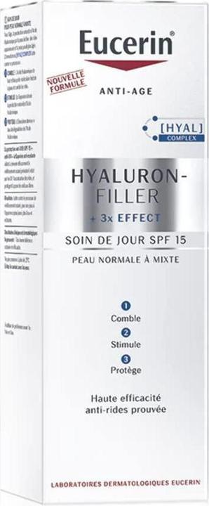 Produktbild Eucerin Hyaluron-Filler + 3x Effect (50 ml, Tagescreme, SPF 15)