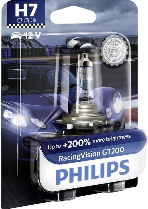 Image du produit Philips Lampe de phare halogène H7 Racing GT200 (H7)
