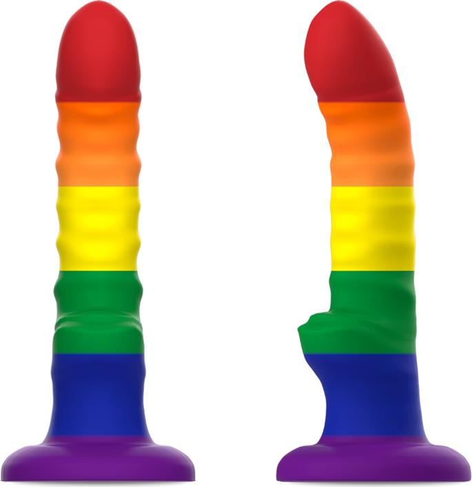 Actual product image Mythology Colby Pride Dildo M