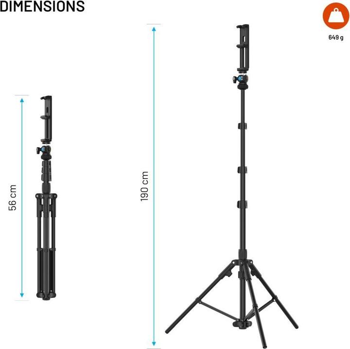 Produktbild Fixed Schöpferstand, schwarz (Kunststoff, Metall)
