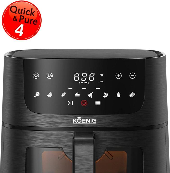Actual product image Koenig Heissluftfritteuse Quick & Pure 4
