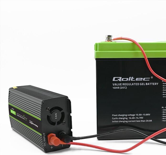 Actual product image Qoltec Pure Sine Wave Inverter Monolith