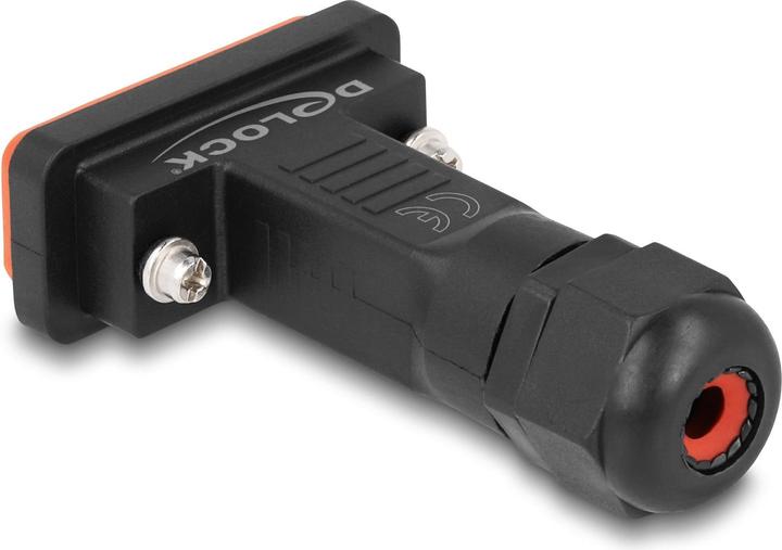 Produktbild Delock Adapter D-Sub HD 15 Pin Stecker mit Gehäuse IP67 wasserfest (Sub-D 15, 4.90 cm)