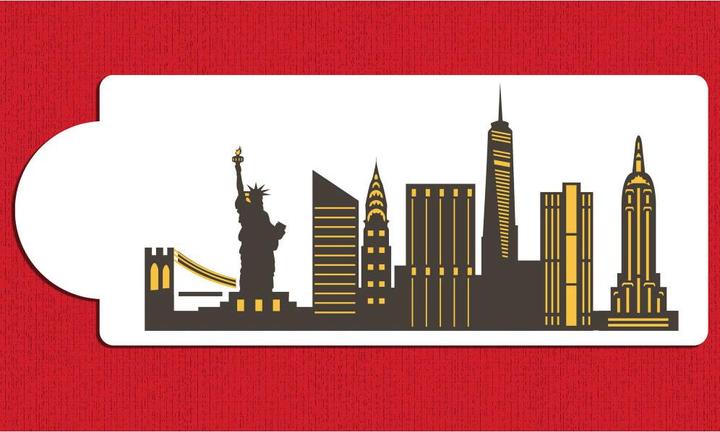 Image du produit Designer Stencils Pochoir pour la ligne d'horizon de la ville de New York