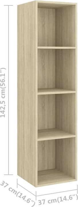 Produktbild vidaXL TV-Schrank (37 x 37 x 142.50 cm)