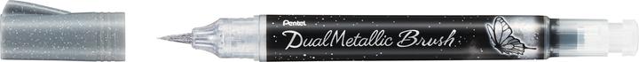 Produktbild Pentel Pinselstift Dual Metallic Brush (Silber, 1 x)