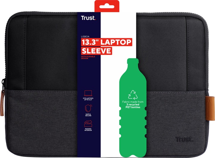 Image du produit Trust LISBOA 13.3 LAPTOP SLEEVE - (13.30", Universel)