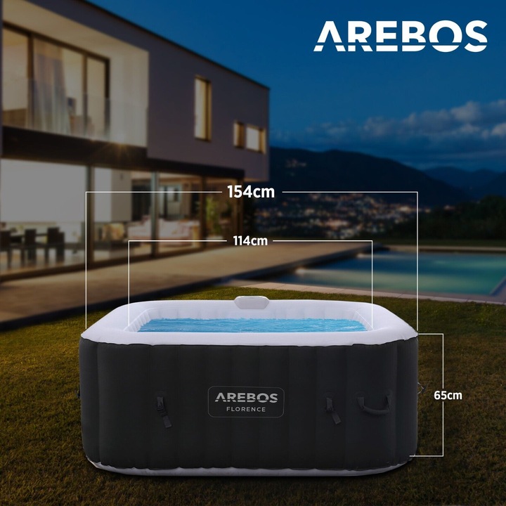 Produktbild Arebos Whirlpool aufblasbar (4 Pers.)