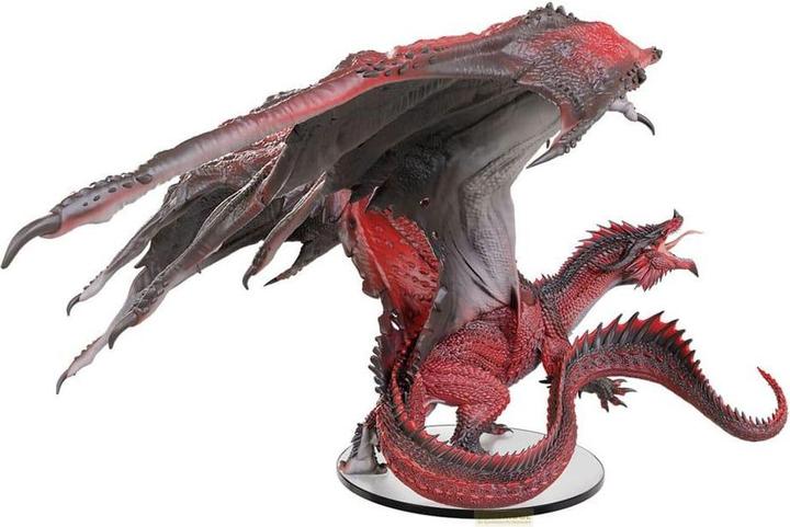 Actual product image Wizkids D&D Icons of the Realms miniature pre-painted Adult Red Dragon Tyrant 18 cm