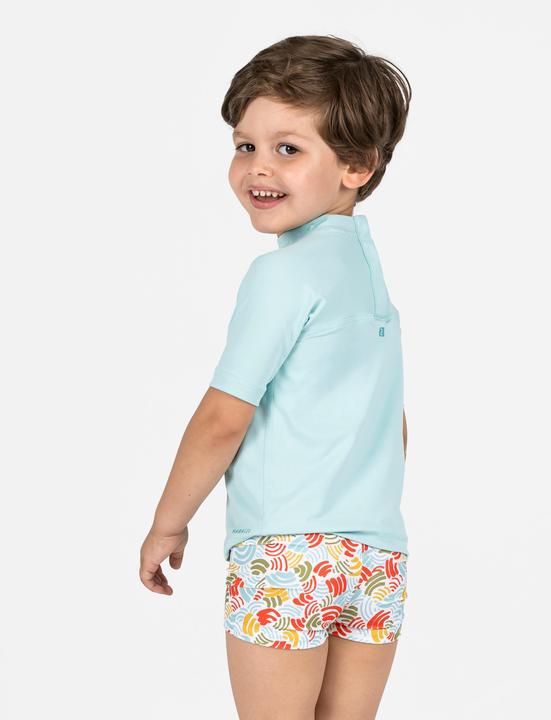 Produktbild Nabaiji Badehose Boxer Baby/Kinder - Titou Zag weiss (80)