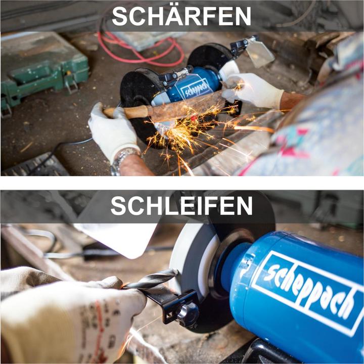 Image du produit Scheppach Ponceuse double SM200L (Meuleuse d'établi, 500 W)