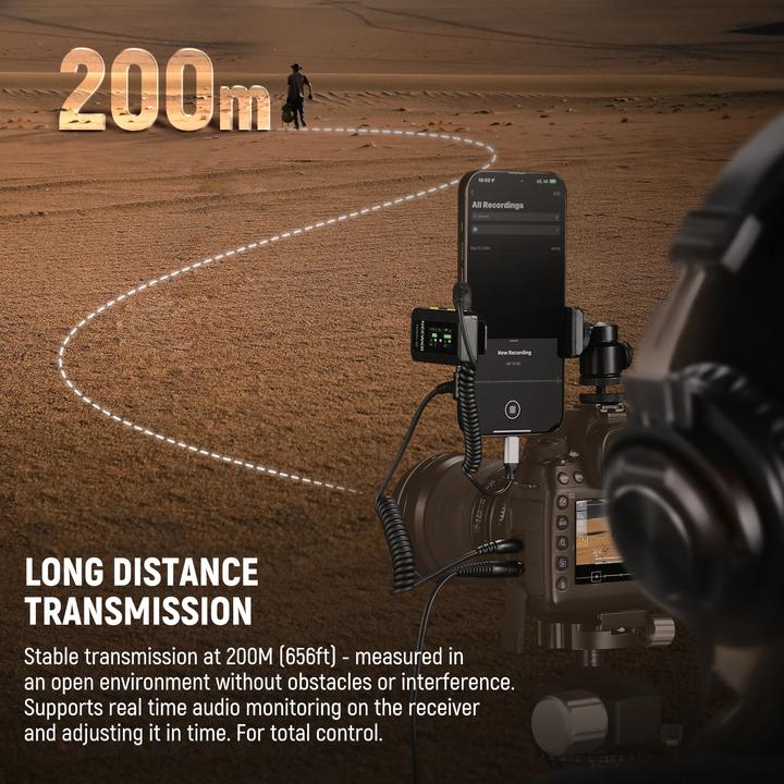 Actual product image Neewer CM28 Pro Wireless Microphone System with Portable Charging Case