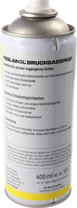 Produktbild Teslanol Druckgasspray brennbar