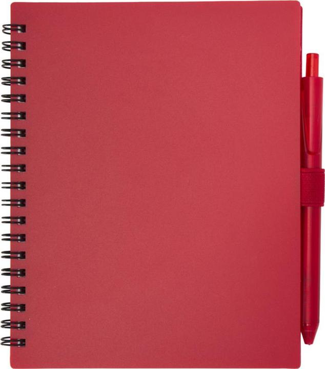 Actual product image Floso Niove Soft Cover Recycled Plastic Notebook & Pen Set (Dotted, Soft cover)