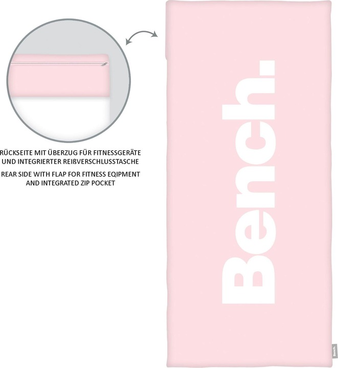 Produktbild Herding Klaus GmbH Fitnesstuch mit Flap Bench Hellrosa (50 x 110 cm)