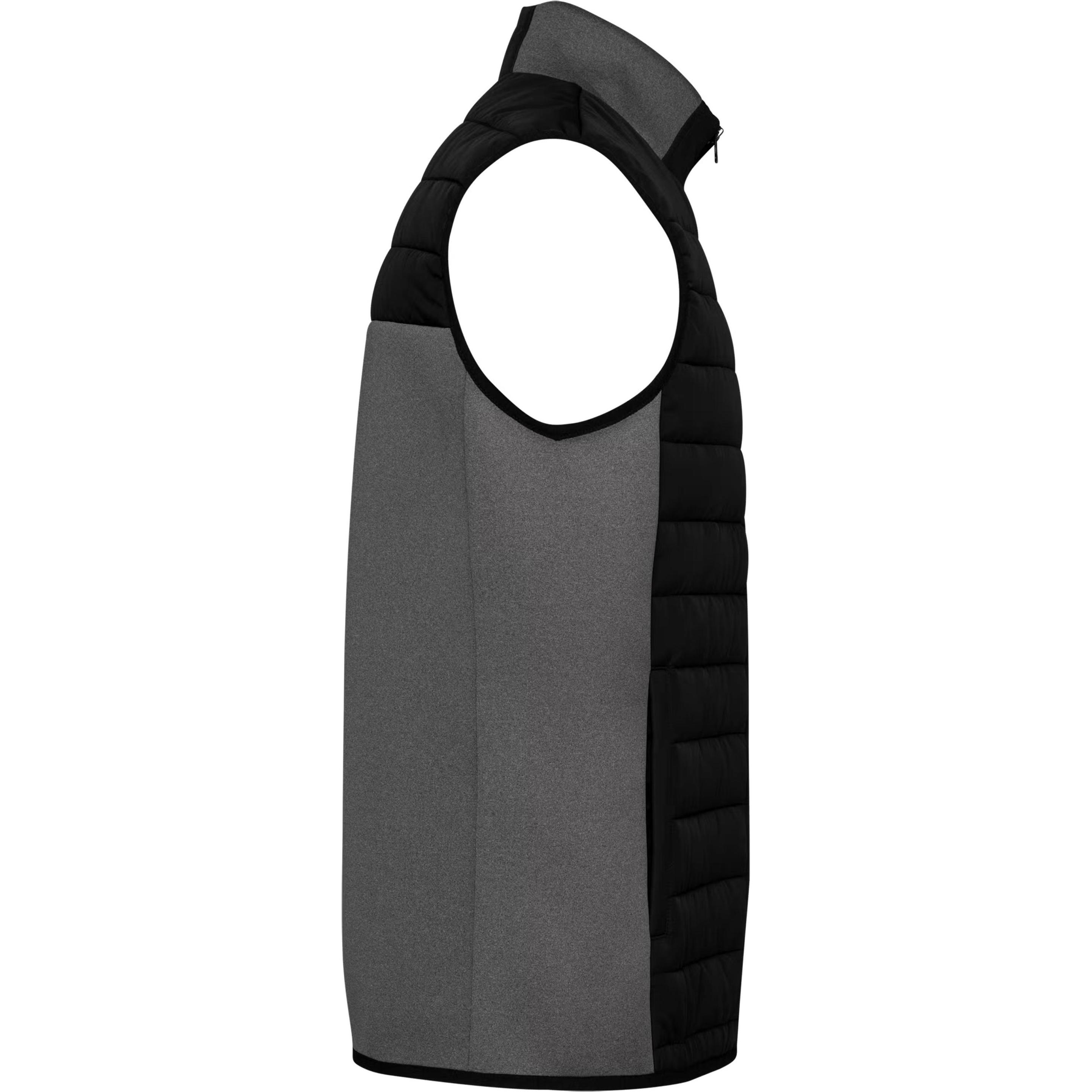 Kariban, Herren, Jacke, Ärmellose Daunenjacke aus zwei Materialien (XS), Schwarz, XS