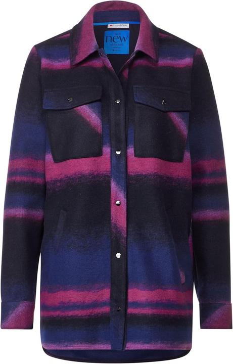 Actual product image Street One Ladies' Transition Jacket with Collar, Button Front, and Chest Pockets (One size)